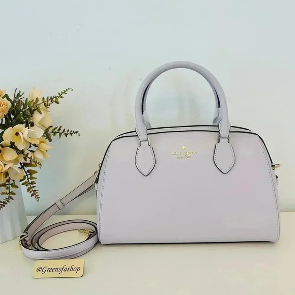 Kate Spade  Madison Large Duffle satchel  Crossbody Bag Pastel Lavender - Picture 1 of 10